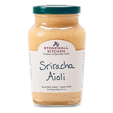 Stonewall Kitchen Sriracha Aioli - Spicy Gourmet Condiment for Food Lovers