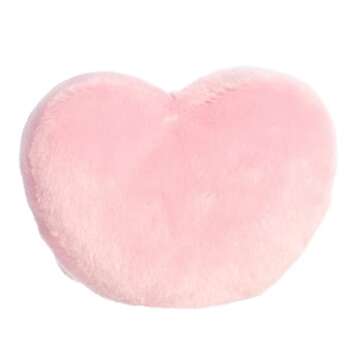 Aurora® Adorable Palm Pals™ Candy Heart Love™ Stuffed Animal - Pocket-Sized Fun - On-The-Go Play - Pink 5 Inches