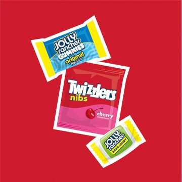 JOLLY RANCHER and TWIZZLERS Assorted Fruit Flavored Candy Party Pack, 43.03 oz