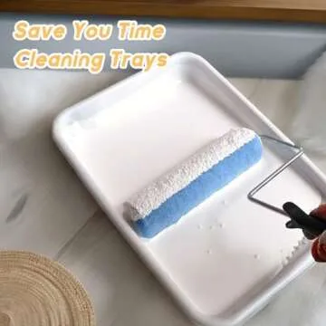 KINGORIGIN Paint Tray Liner, 20 Pack, 9 Inch Paint Roller Tray, Disposable Paint Tray for House, Walls and Furniture Painting