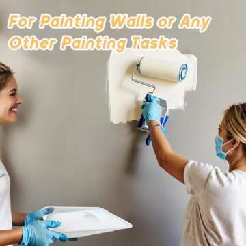 KINGORIGIN Paint Tray Liner, 20 Pack, 9 Inch Paint Roller Tray, Disposable Paint Tray for House, Walls and Furniture Painting