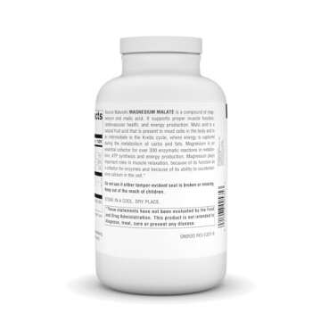 Source Naturals Magnesium Malate 3750 mg per Serving - for Energy Production* - 360 Tablets