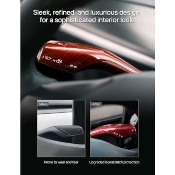 TPARTS Carbon Fiber Steering Cover for Tesla Model 3/Y