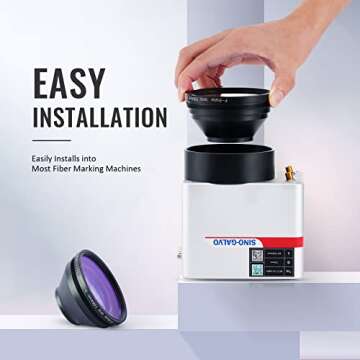 OMTech F Theta Lens: Fiber Laser 70mm Scanning Lens for Precision Engraving