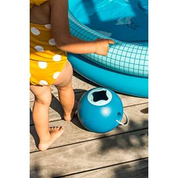 QUUT | Ballo | Ocean Color | Award Winning Children's No-Spill Bucket for Beach & Outdoors Play