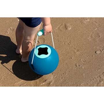 QUUT | Ballo | Ocean Color | Award Winning Children's No-Spill Bucket for Beach & Outdoors Play