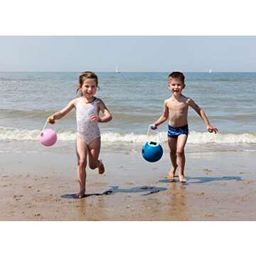 QUUT | Ballo | Ocean Color | Award Winning Children's No-Spill Bucket for Beach & Outdoors Play