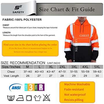 High Visibility Hoodie for Men - SESafety Comfort and Protection