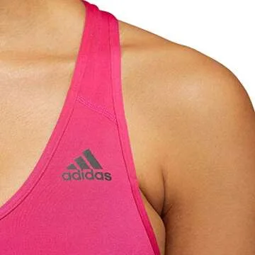 adidas Womens Racer Sports Bra - Real Magenta for Active Use