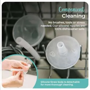 Mason Bottle Silicone Straw Topper for Sippy Cups