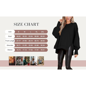 Stylish and Comfortable BWQ Women's Oversized Sweatshirt