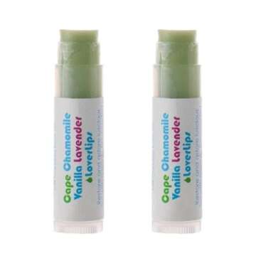 Living Libations - Organic 'Vanilla Chamomile Lover Lips' Lip Balm | Natural, Wildcrafted Clean Beau...