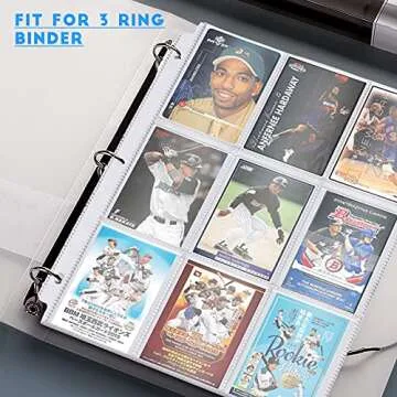 Homgaty 450 Pockets Baseball Card Sleeves for Collectors