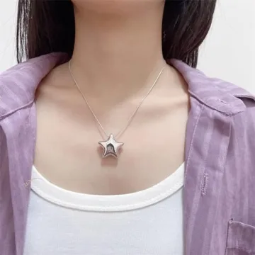 Minimalist Star Choker Necklace Trendy Gift for Women