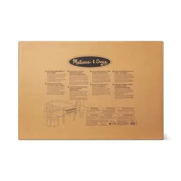 Melissa & Doug Wooden Art Table & Chairs Set - White - Kids Table And Chair Set, Kids Craft Table And Chairs, Children's Furniture