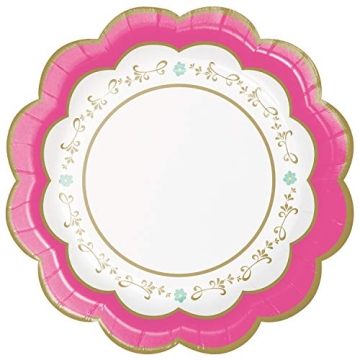 Creative Converting Floral Dessert Plates for Parties