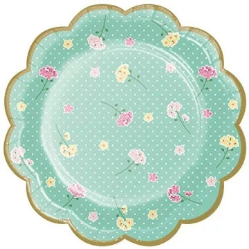 Creative Converting Floral Dessert Plates for Parties