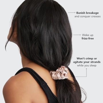 Kitsch Satin Hair Scrunchies - No-Crease, Stylish Hair Ties for All