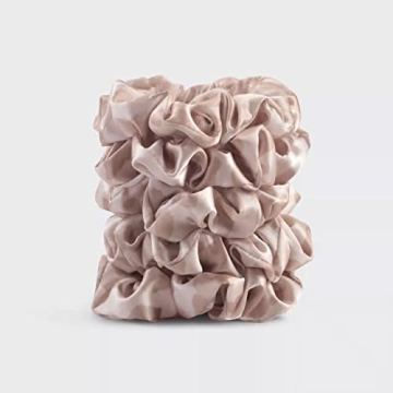 Kitsch Satin Hair Scrunchies - No-Crease, Stylish Hair Ties for All