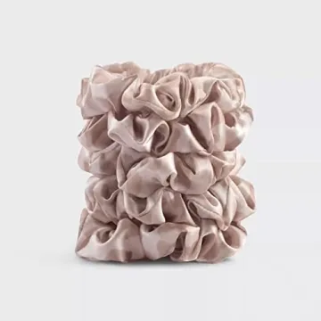 Kitsch Satin Hair Scrunchies - No-Crease, Stylish Hair Ties for All