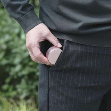 Elegant Waterproof Pill Case for Travel and Daily Use