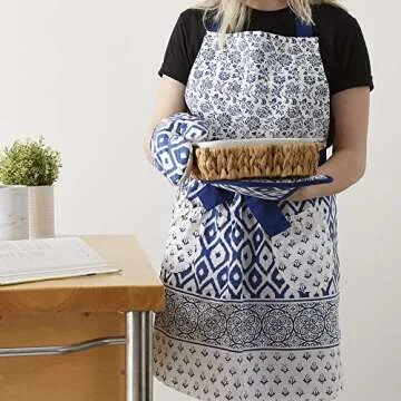 DII Kitchen Gift Set - Apron, Pot Holder & Oven Mitt