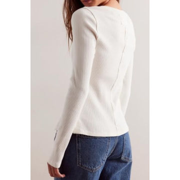 People Free Dupe Slim Fitted Long Sleeve Shirt