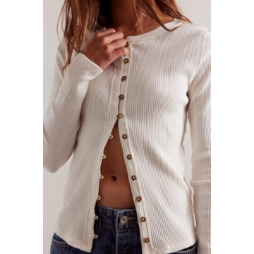 People Free Dupe Slim Fitted Long Sleeve Shirt