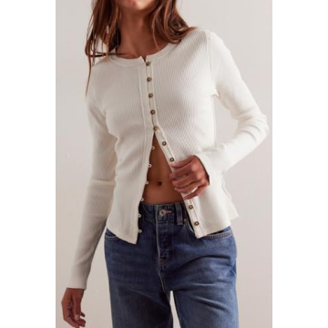 People Free Dupe Slim Fitted Long Sleeve Shirt