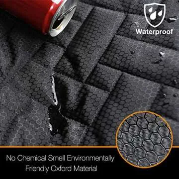 iBuddy Back Seat Cover for Truck, Easy-Install Dog Bench Seat Cover for Trucks Ford F150 F250/Chevrolet Silverado/Ram/GMC Sierra Keep Car Seats Clean & No Scratches Odor Free Pet Seat Cover for Trucks