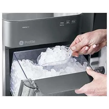 GE Profile Opal | Countertop Nugget Ice Maker w/ 1 gal sidetank | 2.0XL Version | Ice Machine with WiFi Connectivity & GE Profile Opal | Cleaning Supplies Kit for Opal Nugget Ice Maker