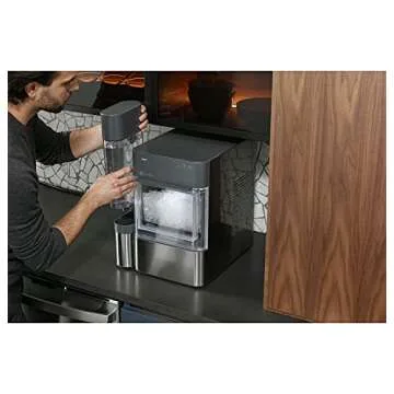 GE Profile Opal | Countertop Nugget Ice Maker w/ 1 gal sidetank | 2.0XL Version | Ice Machine with WiFi Connectivity & GE Profile Opal | Cleaning Supplies Kit for Opal Nugget Ice Maker