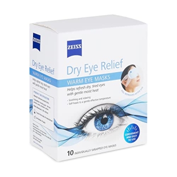 Soothing ZEISS Warm Eye Masks for Dry Eyes - 10 Count
