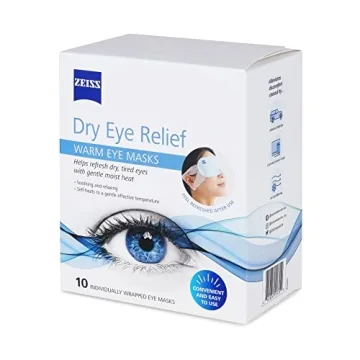 Soothing ZEISS Warm Eye Masks for Dry Eyes - 10 Count