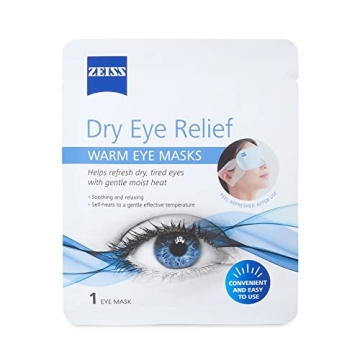 Soothing ZEISS Warm Eye Masks for Dry Eyes - 10 Count