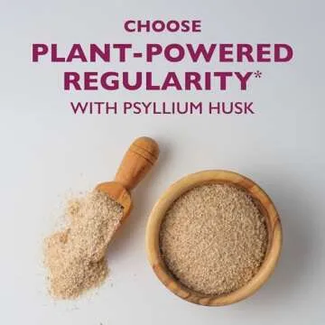 Metamucil 4 in 1 Daily Fiber Supplement Powder, Fiber Powder for Digestive Health and Regularity*, Sugar-Free, Orange, Naturally Sourced Psyllium Fiber, 114 teaspoons