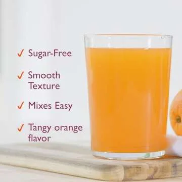 Metamucil 4 in 1 Daily Fiber Supplement Powder, Fiber Powder for Digestive Health and Regularity*, Sugar-Free, Orange, Naturally Sourced Psyllium Fiber, 114 teaspoons