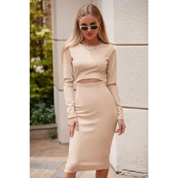 Stylish PRETTYGARDEN Midi Dress for Women