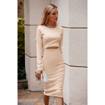 Stylish PRETTYGARDEN Midi Dress for Women