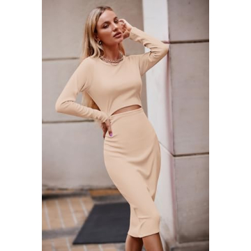 Stylish PRETTYGARDEN Midi Dress for Women