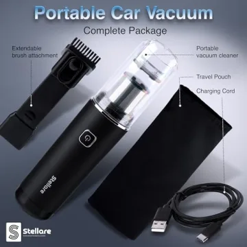 Portable Mini Vacuum for Cars - Powerful and Convenient