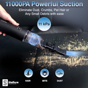 Portable Mini Vacuum for Cars - Powerful and Convenient