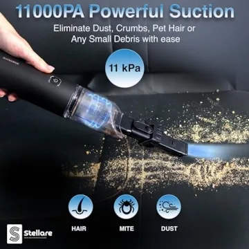 Portable Mini Vacuum for Cars - Powerful and Convenient