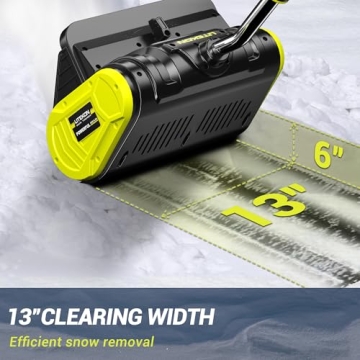 Litekon 40V Brushless Cordless Snow Shovel Efficient Snow Removal