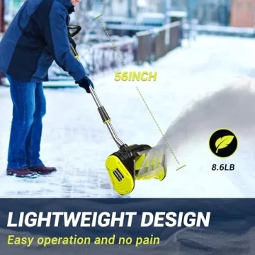 Litekon 40V Brushless Cordless Snow Shovel Efficient Snow Removal