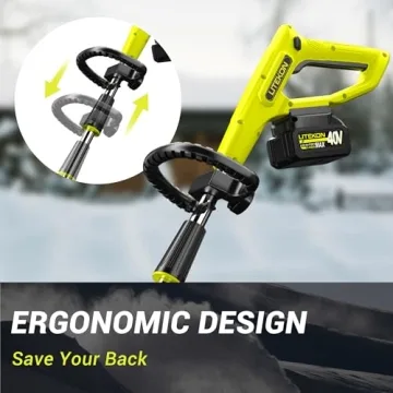 Litekon 40V Brushless Cordless Snow Shovel Efficient Snow Removal