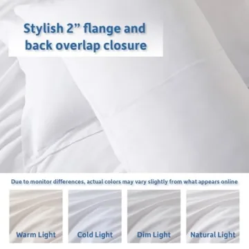Nestl White Duvet Cover Full Size Set for Luxurious Comfort