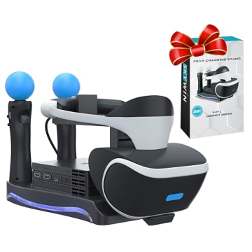 Skywin PSVR Stand - Charge, Showcase, and Display Your PS VR Headset and Processor - Compatible with...