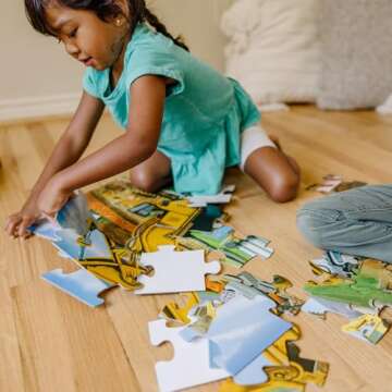 Melissa & Doug Building Site Jumbo Jigsaw Floor Puzzle - 48 pcs - FSC Certified