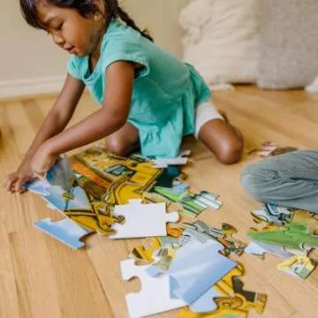 Melissa & Doug Building Site Jumbo Jigsaw Floor Puzzle - 48 pcs - FSC Certified